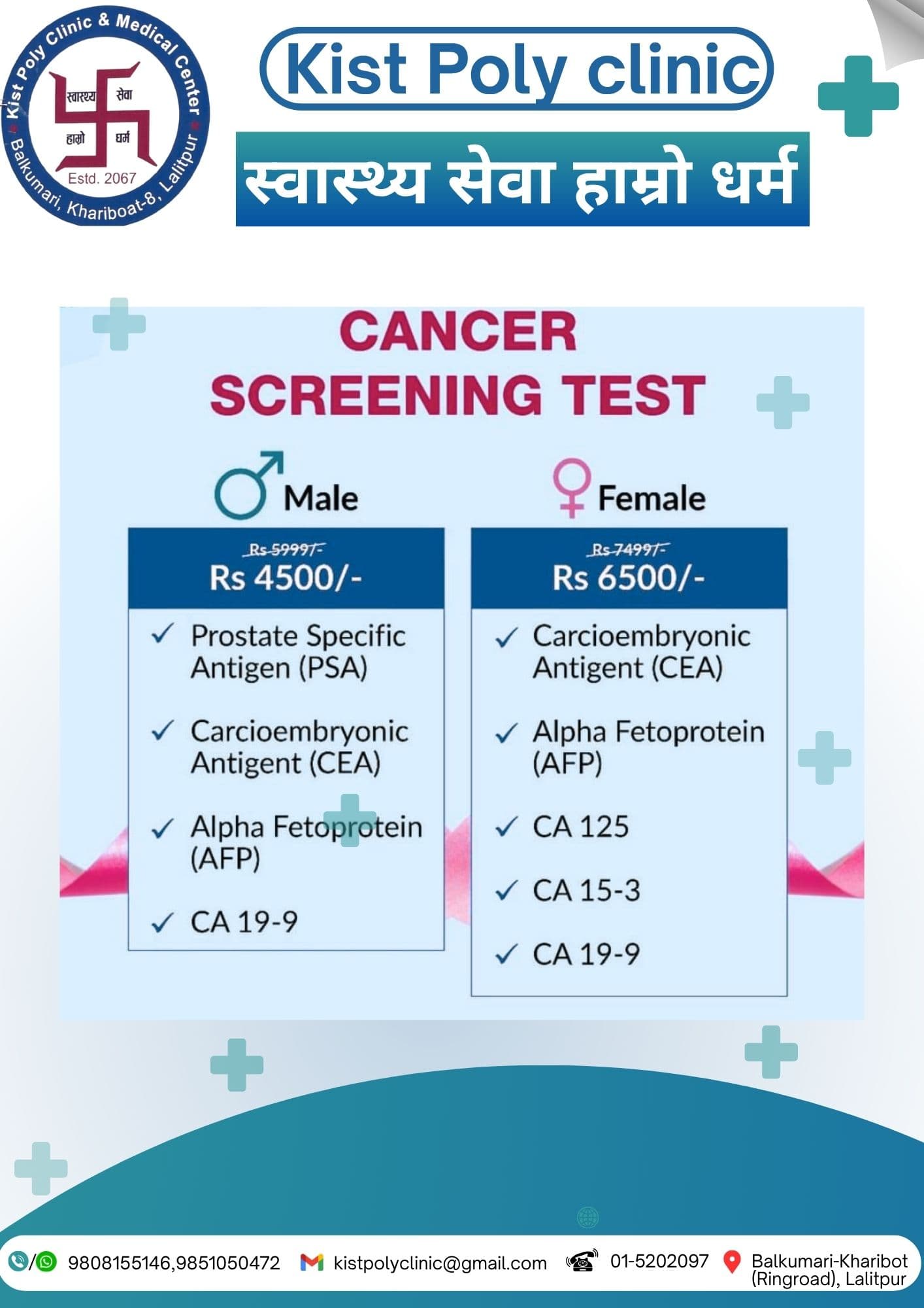 Cancer Screening Test
